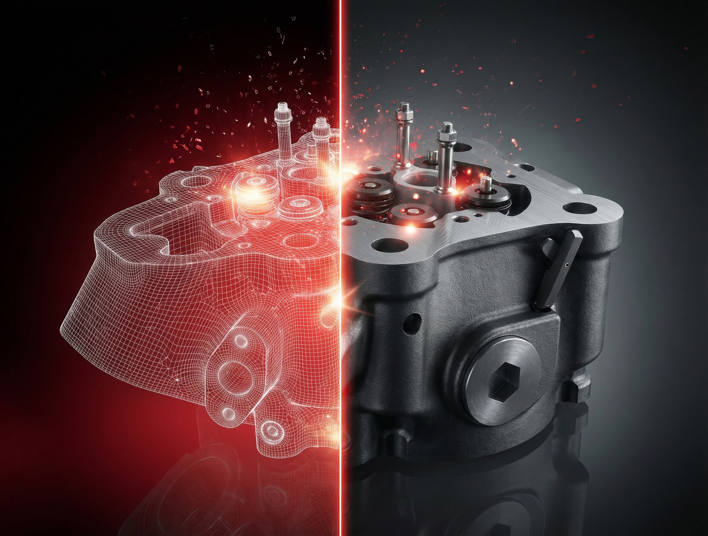 3D-rendered image of a blue cylindrical data center with multiple server racks